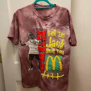 Cactus jack 2020 Drop tshirt mcdonalds
